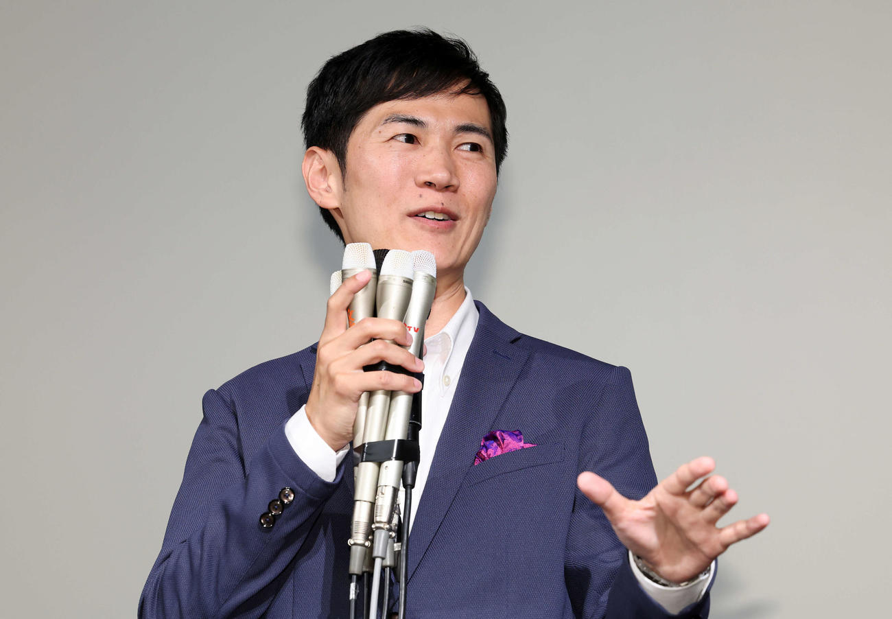 石丸伸二氏（2024年7月7日撮影）