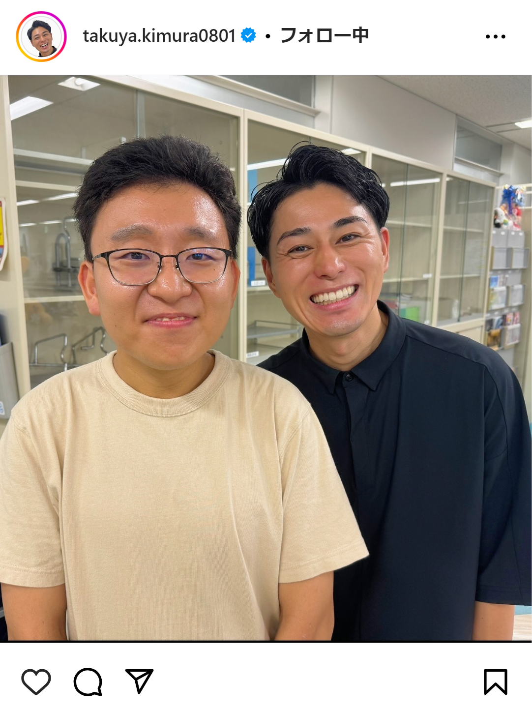 フジ木村拓也アナ、新人・上垣皓太朗アナと2ショットに「これは貴重」「どちらが先輩」反響の声 - 芸能写真ニュース : 日刊スポーツ