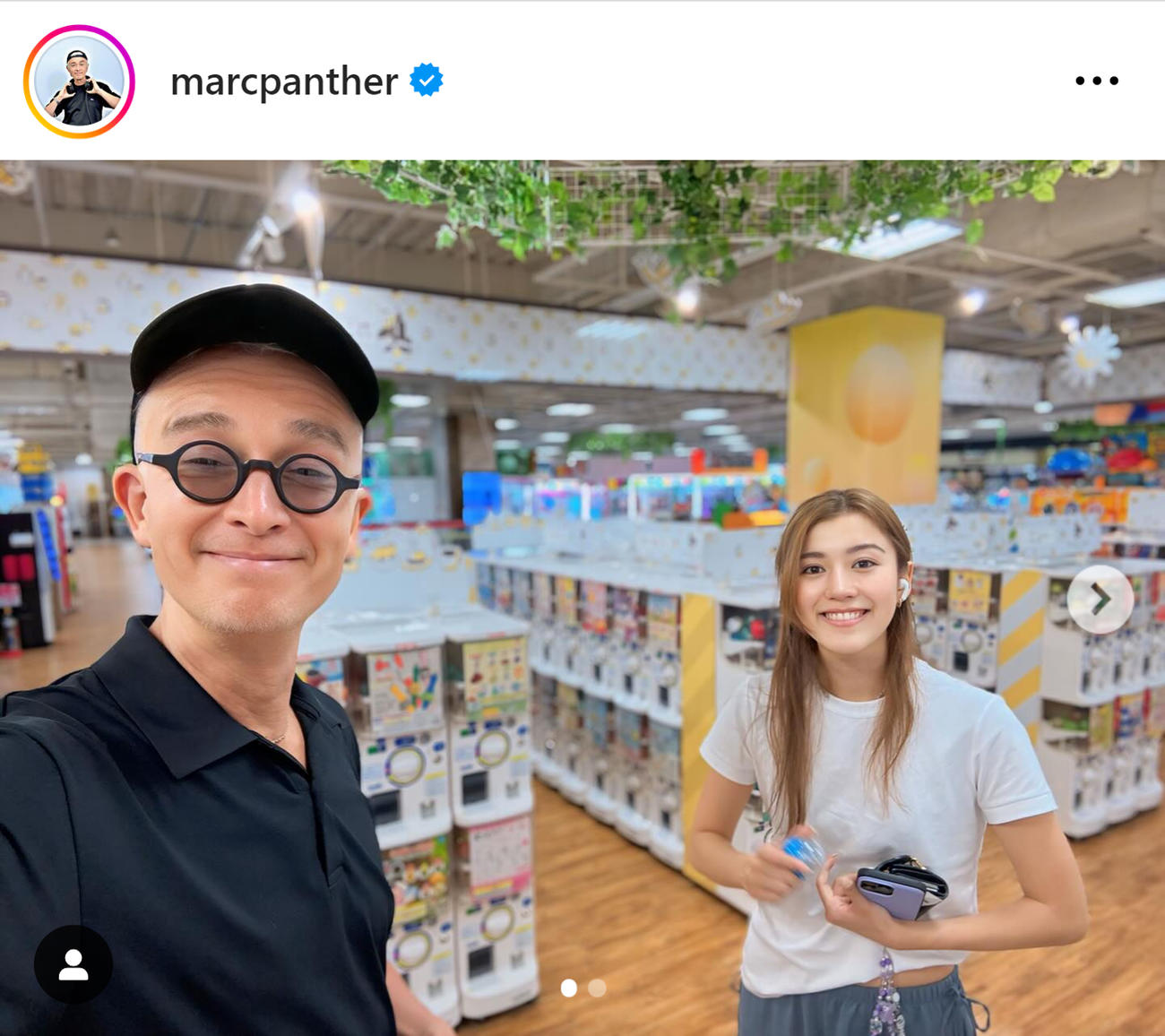 マーク・パンサーのインスタグラムから