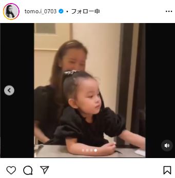 板野友美のインスタグラムから