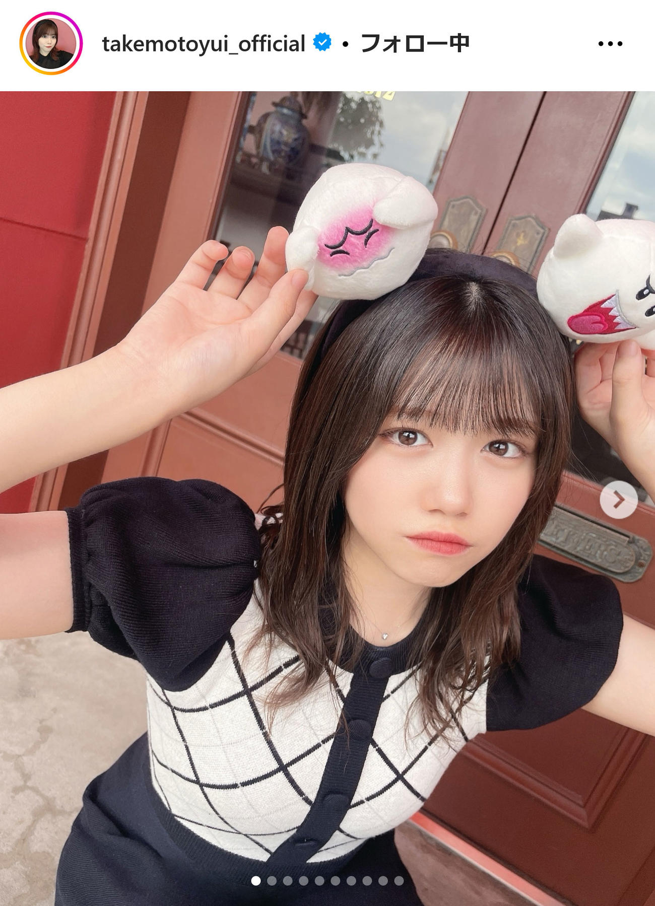 櫻坂46武元唯衣インスタグラムから