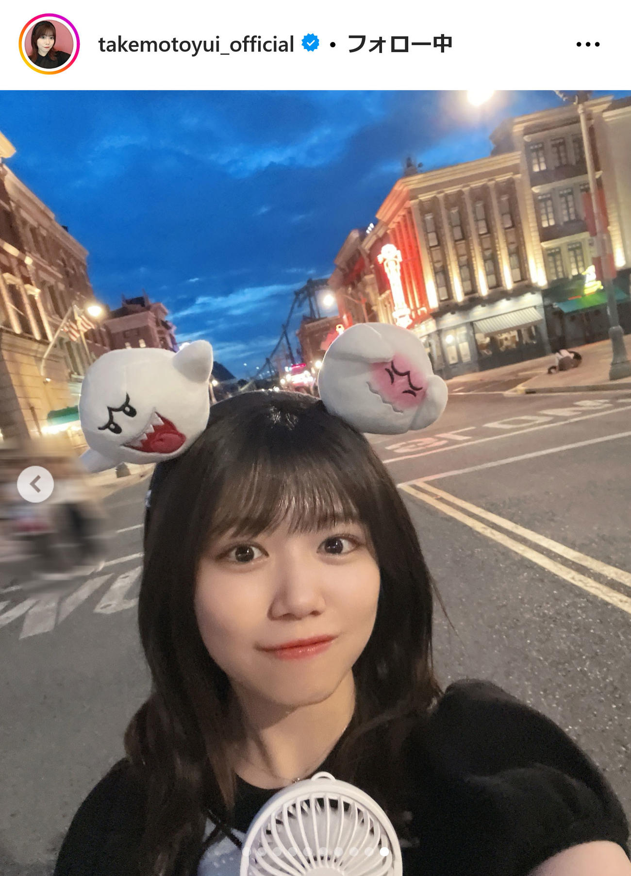 櫻坂46武元唯衣インスタグラムから
