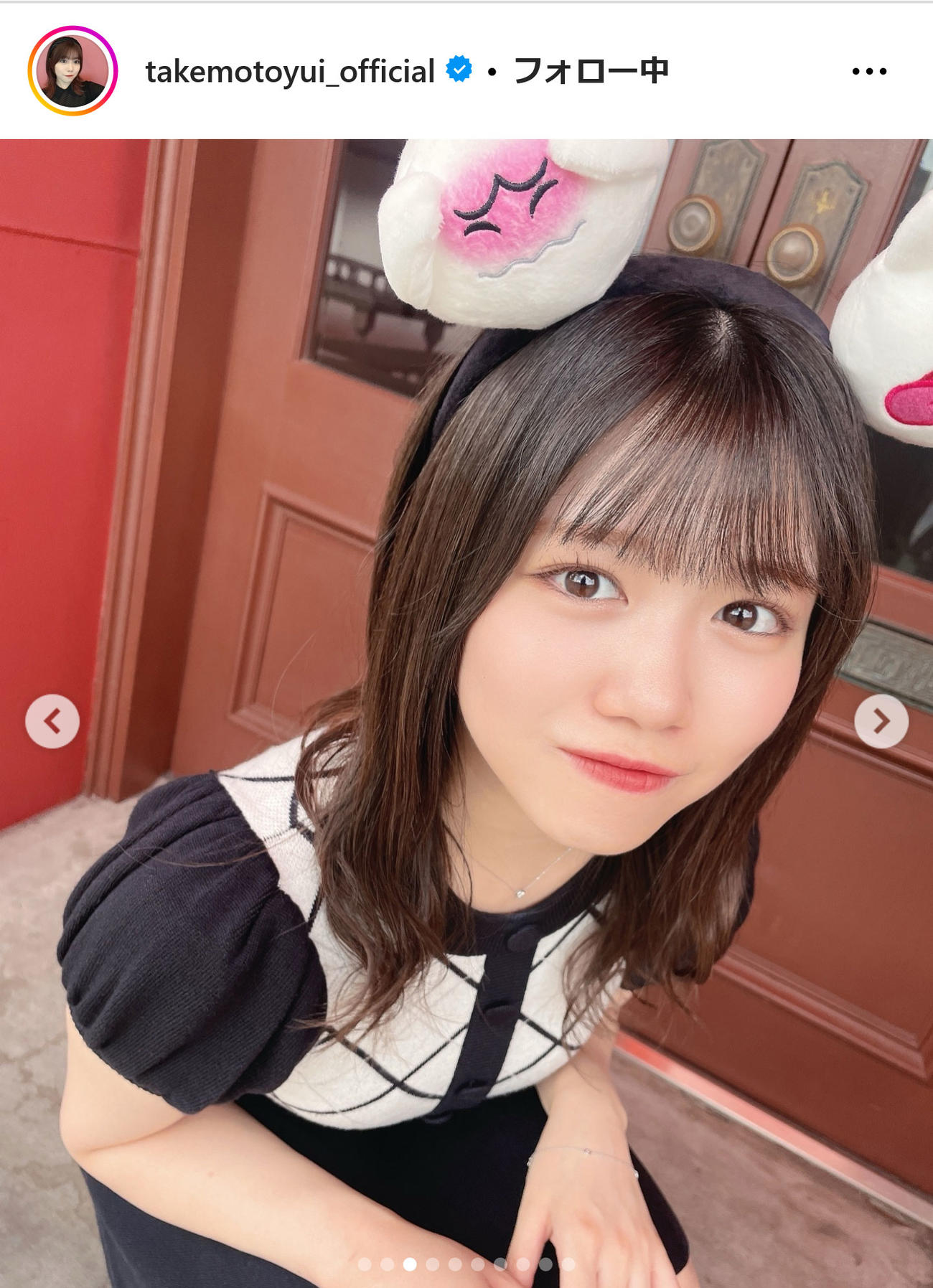 櫻坂46武元唯衣インスタグラムから