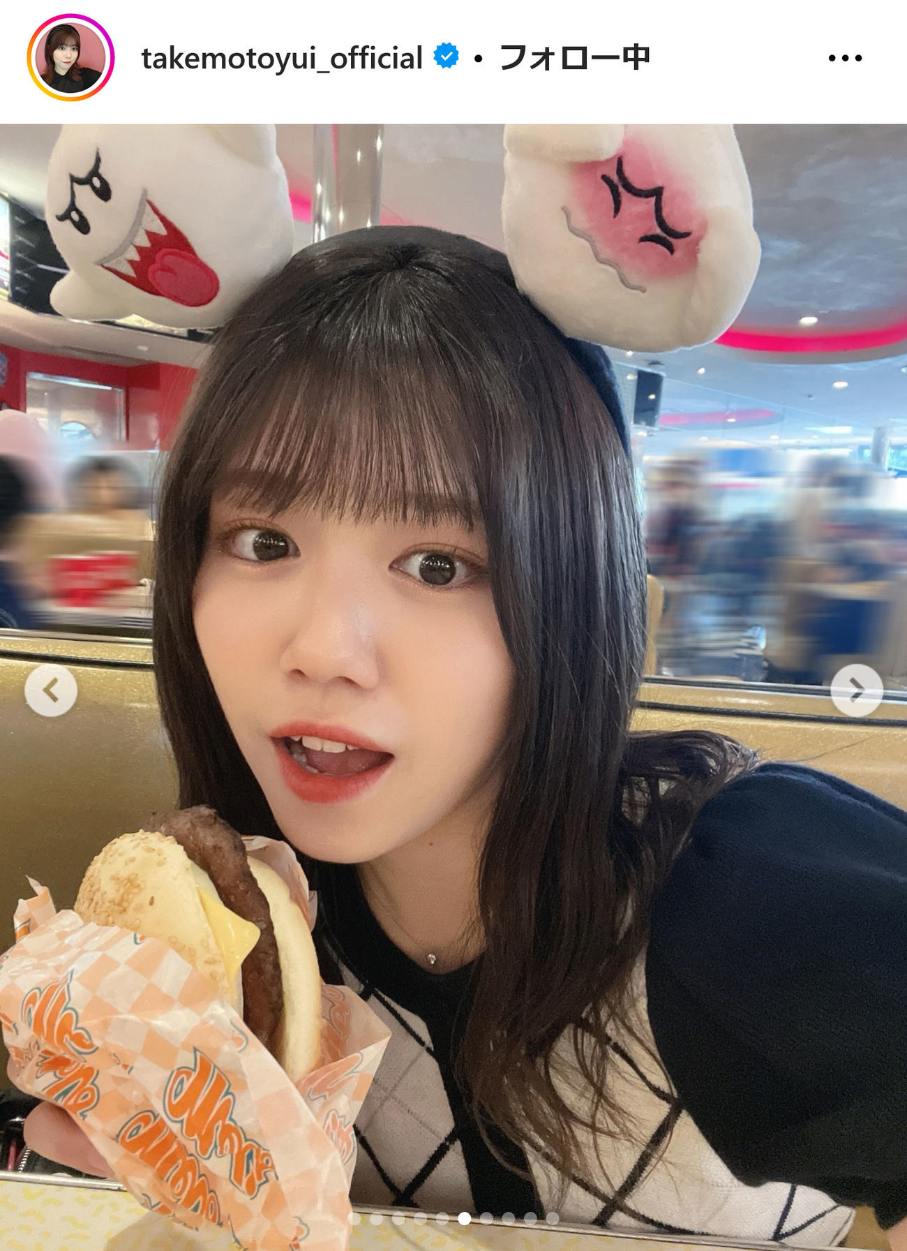 櫻坂46武元唯衣インスタグラムから
