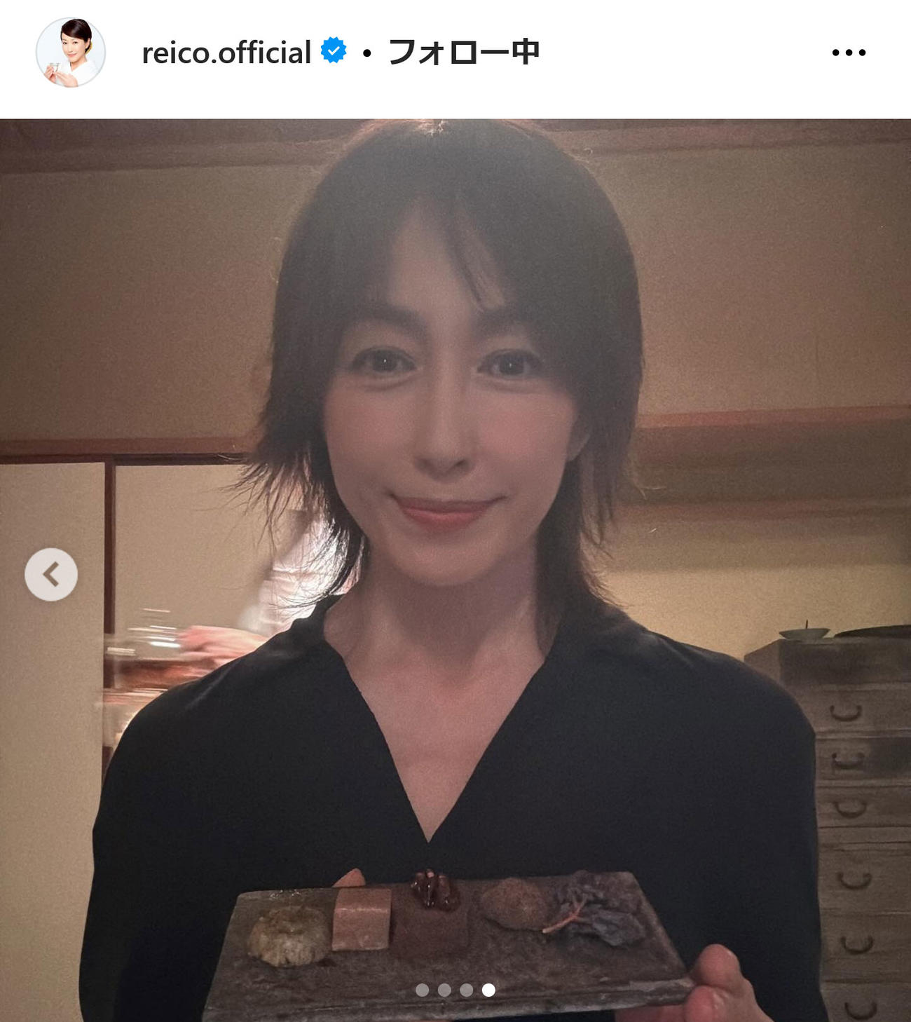 高島礼子インスタグラムから