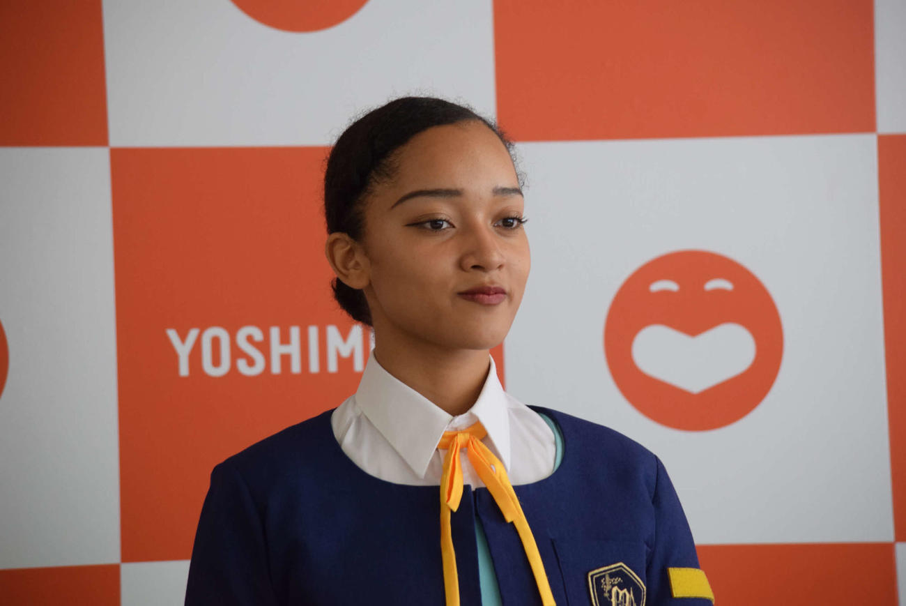 少女歌劇団ミモザーヌのすずきみあいムェンドワ（撮影・阪口孝志）
