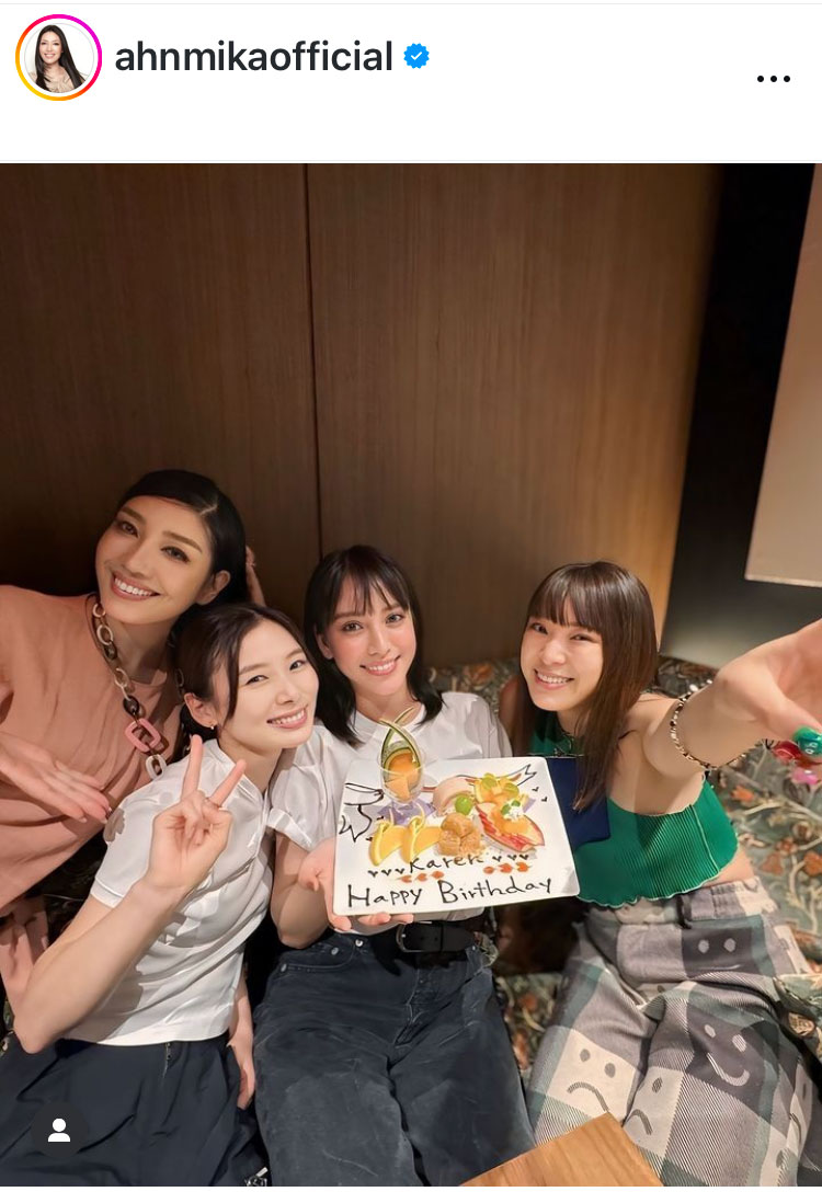 アンミカのインスタグラムから