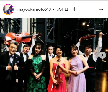 岡本真夜のインスタグラムから