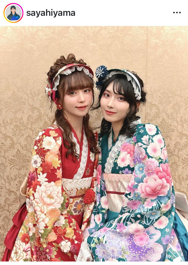 檜山沙耶アナのインスタグラムから
