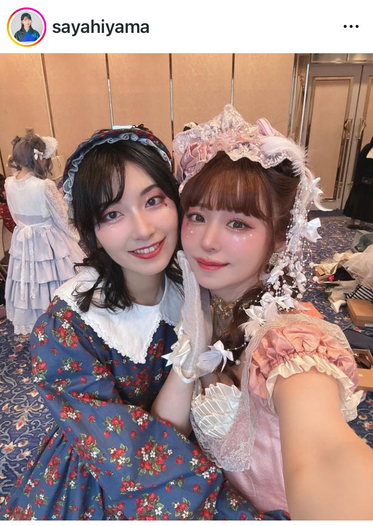 檜山沙耶アナのインスタグラムから