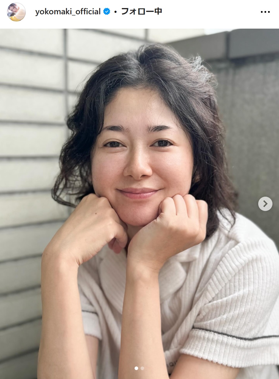 6月にアップされた真木よう子のインスタグラムの投稿