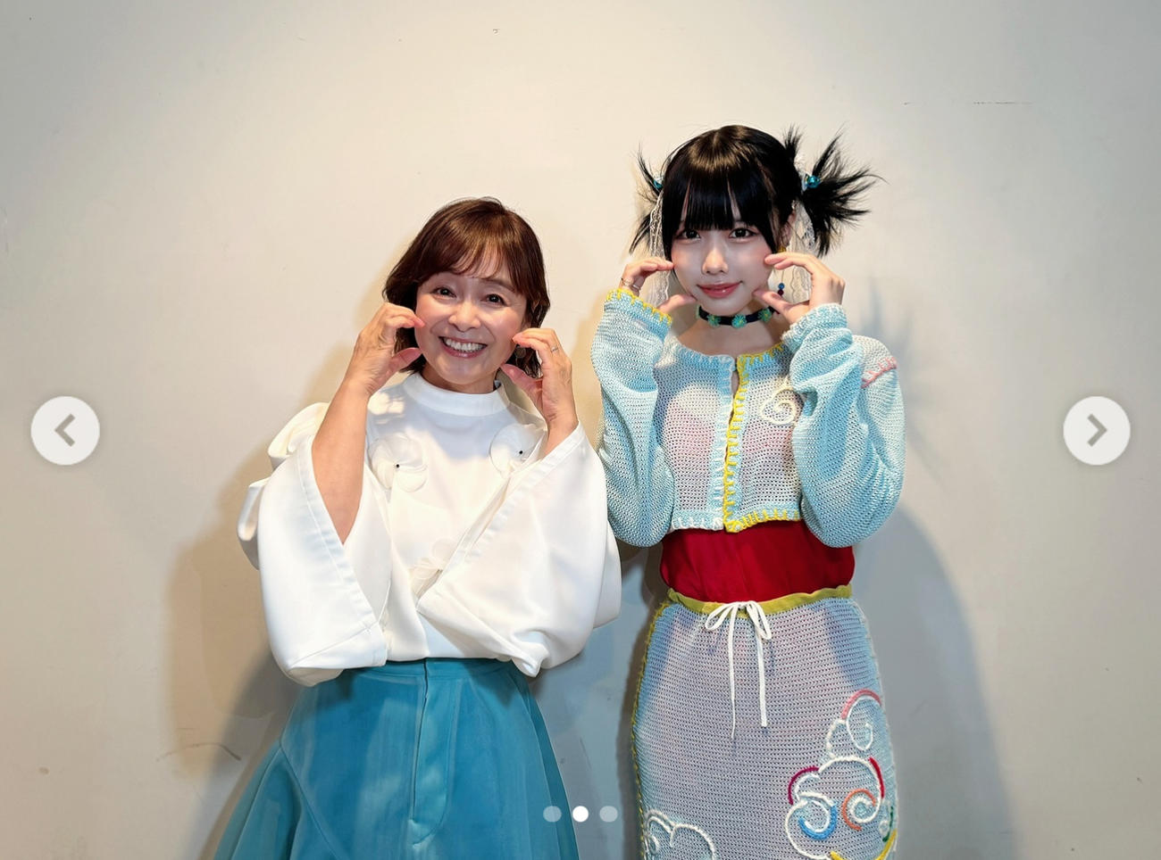 日高のり子のインスタグラムから