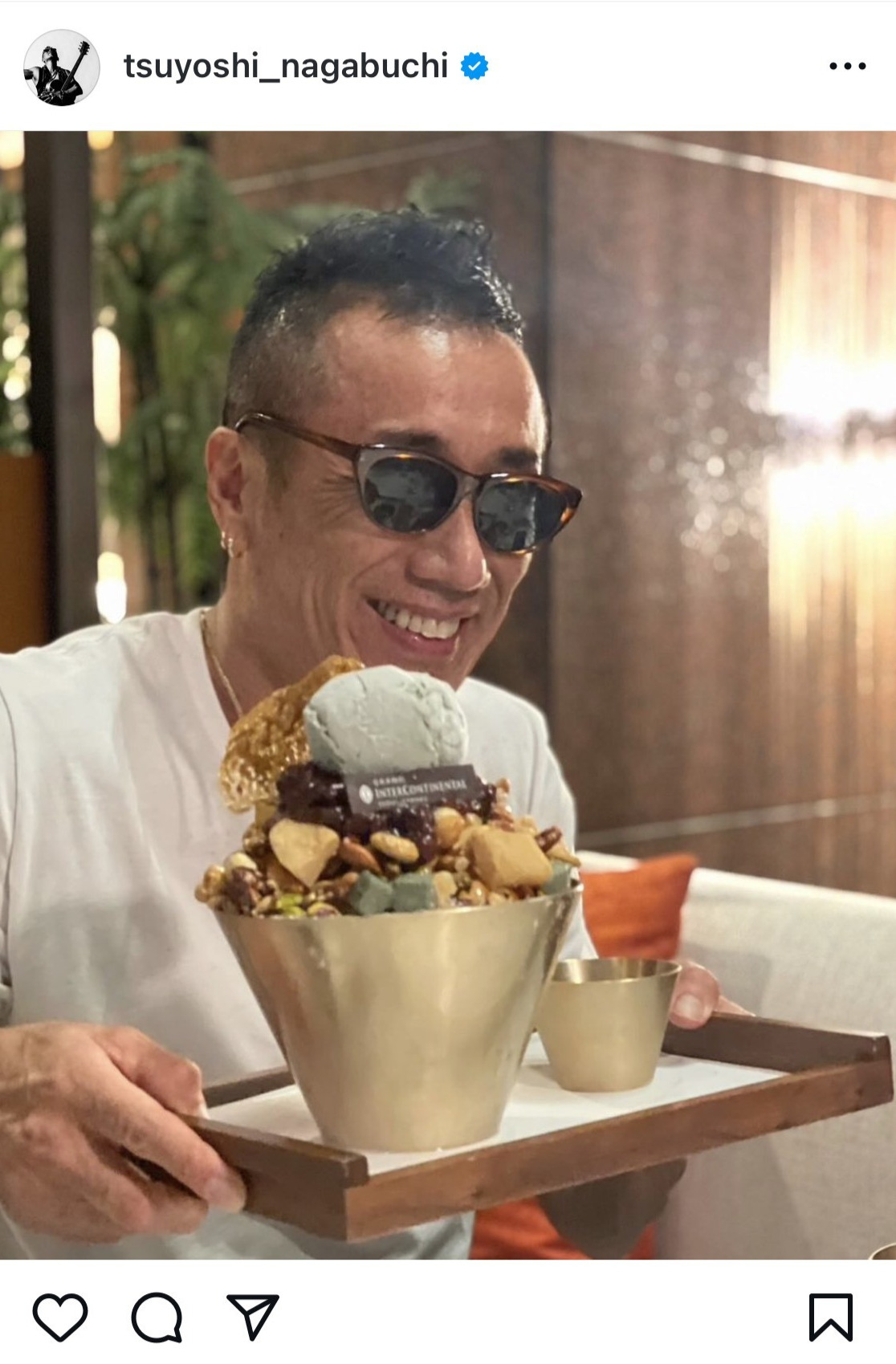長渕剛のインスタグラムから