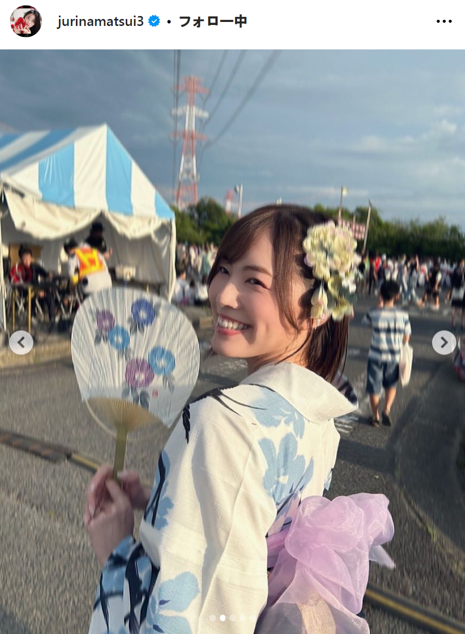 松井珠理奈のインスタグラムから