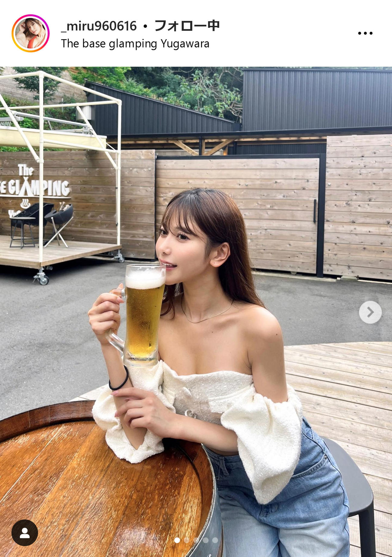 名取くるみインスタグラムから