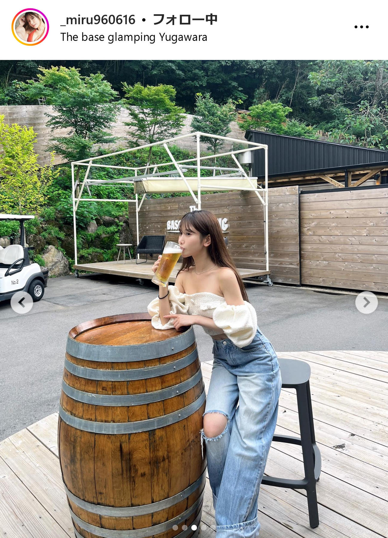 名取くるみインスタグラムから
