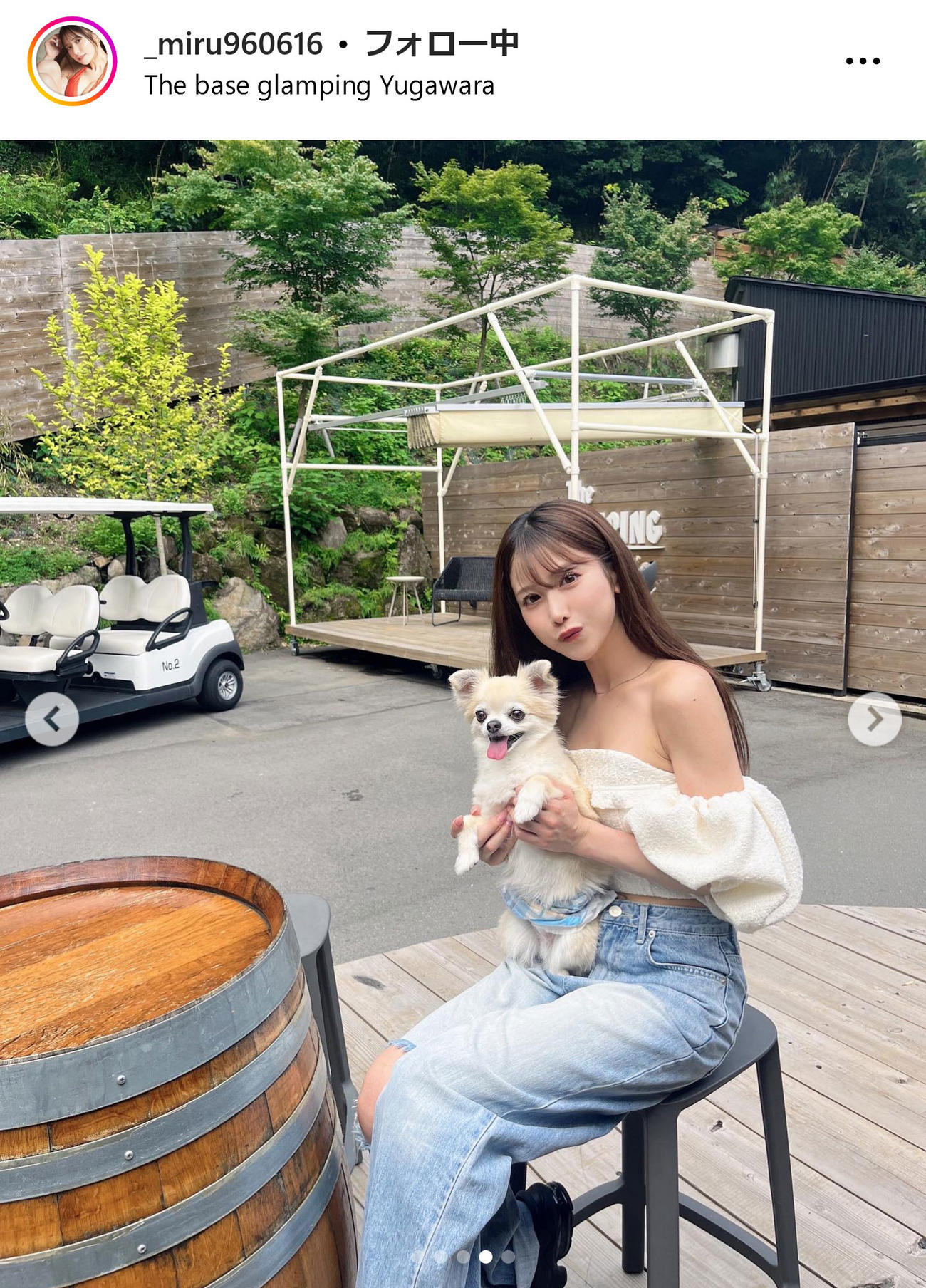 名取くるみインスタグラムから