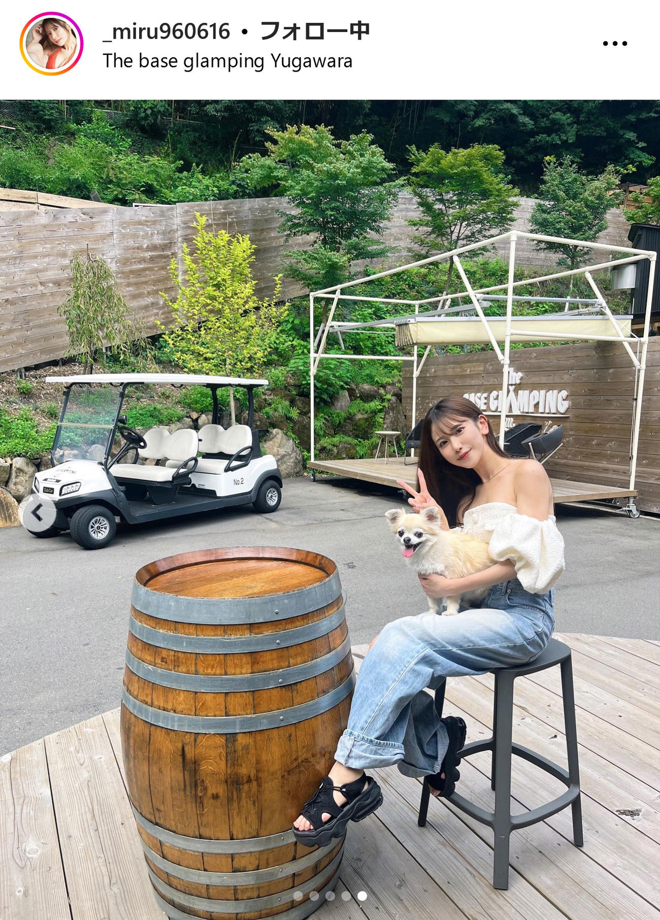 名取くるみインスタグラムから