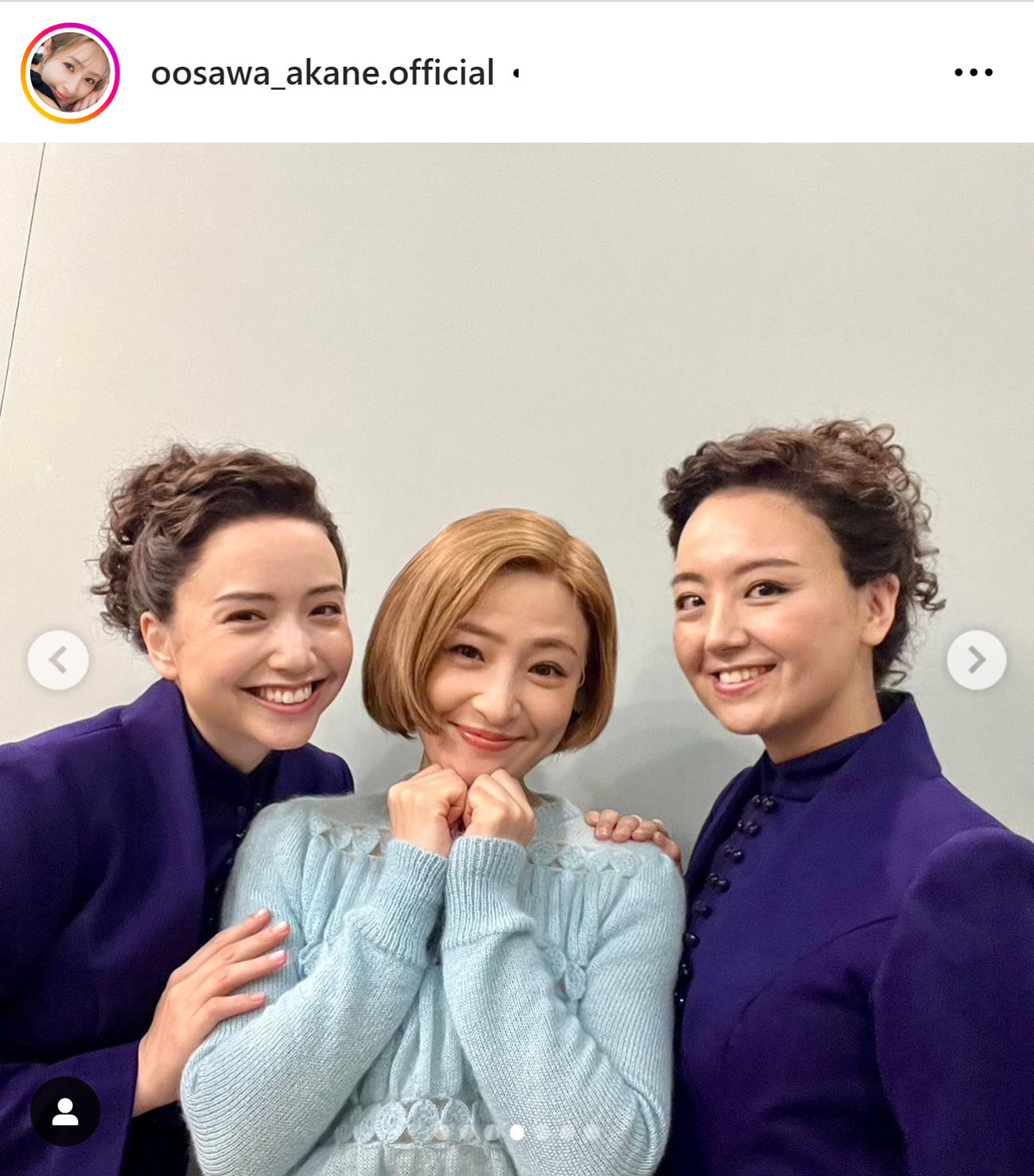 大沢あかねのインスタグラムから