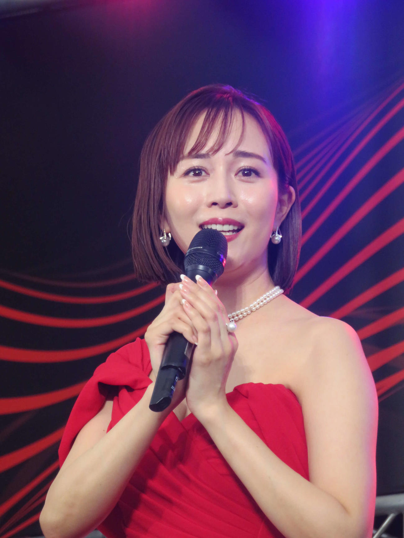 テレビ朝日「スカイキャッスル」制作発表会見に出席した比嘉愛未