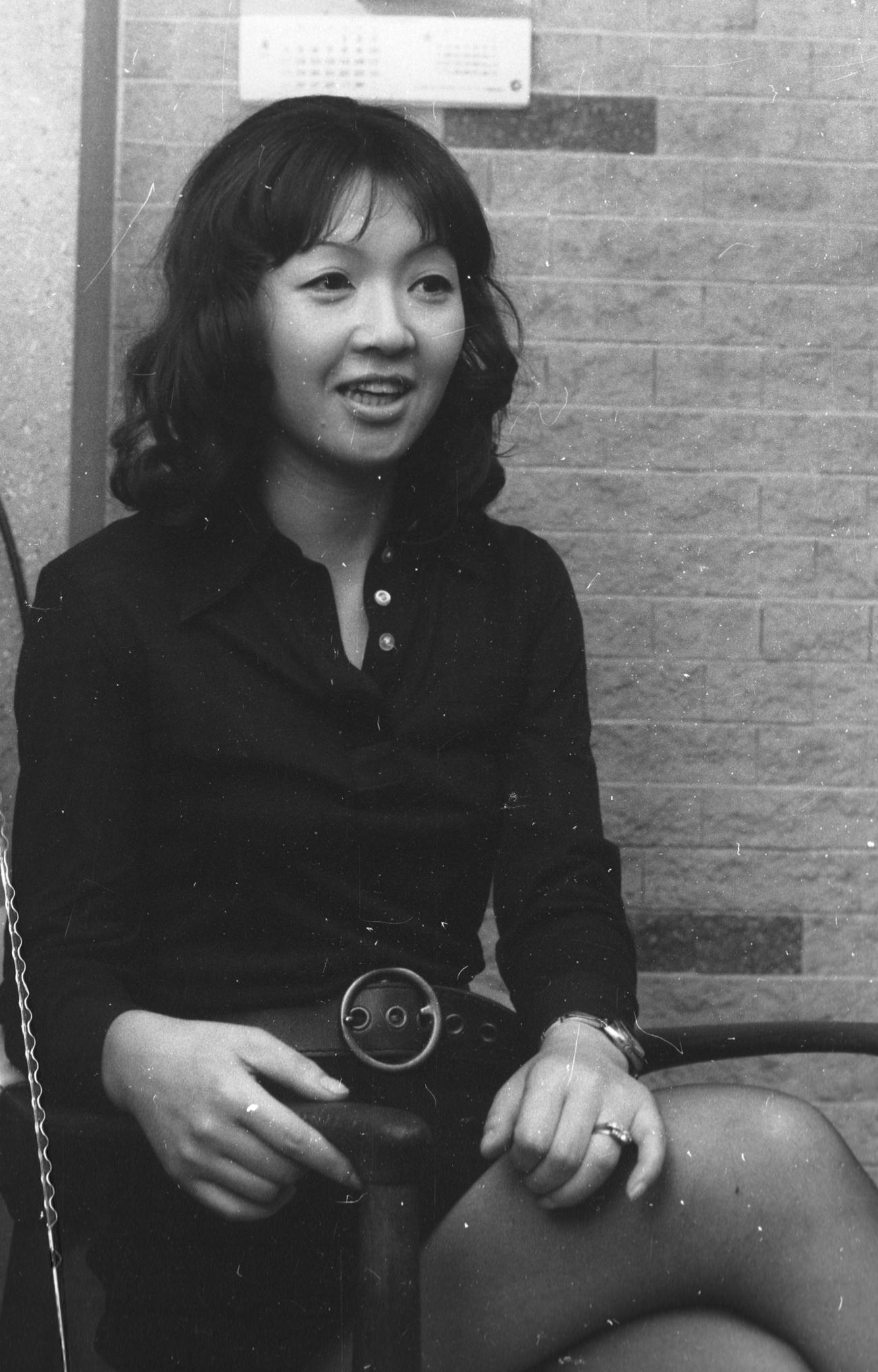 声優小原乃梨子さん（1971年撮影）