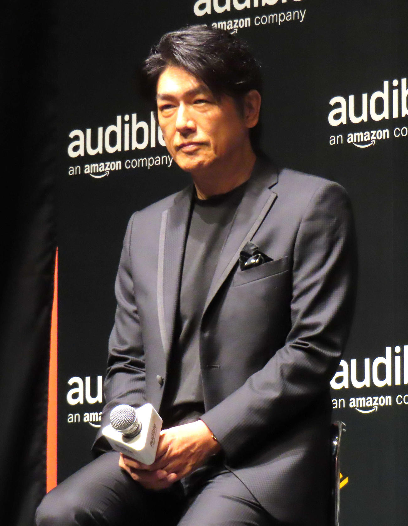 「誰かが私を殺した」完成披露発表会に登壇した高橋克典