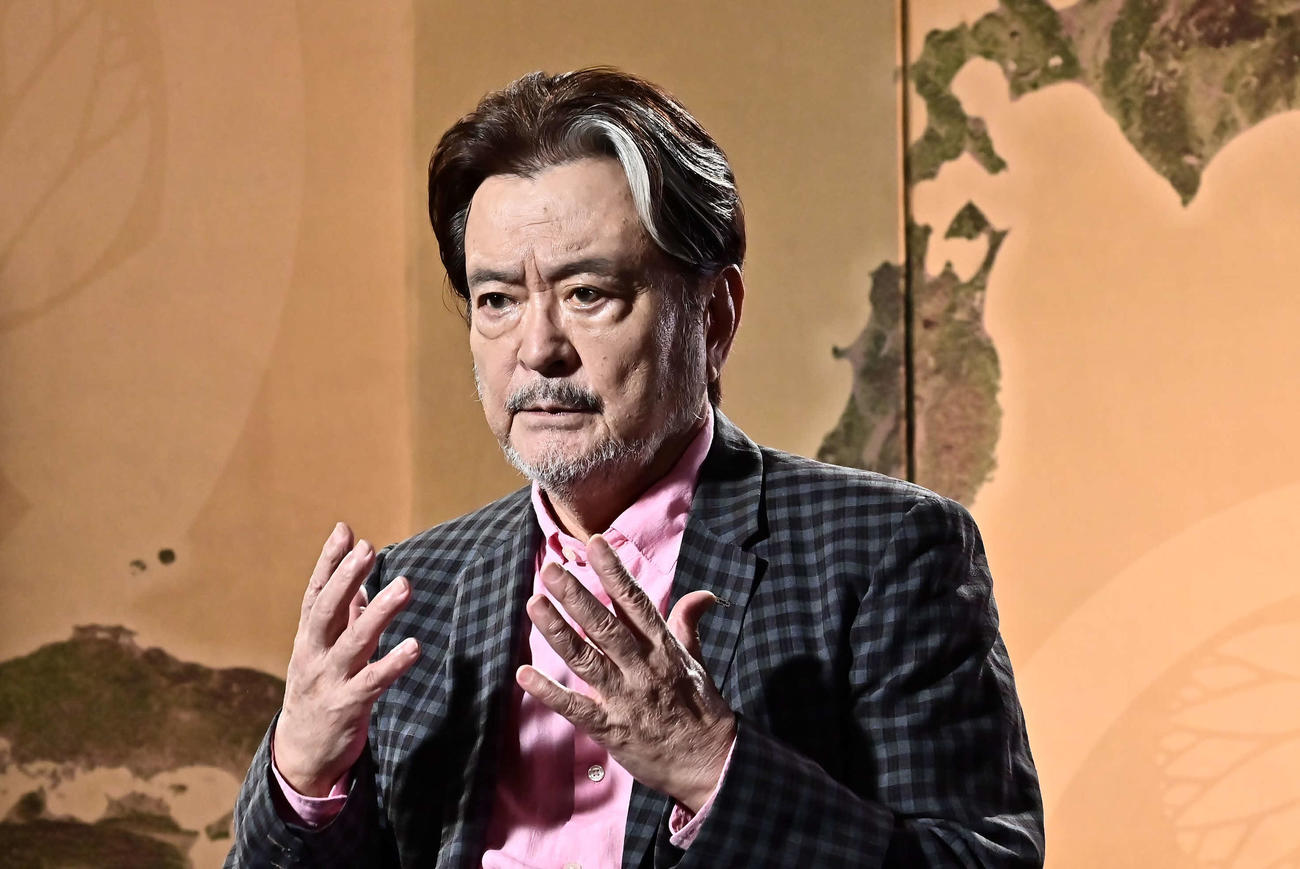 時代劇「水戸黄門」の魅力などを語る大和田伸也