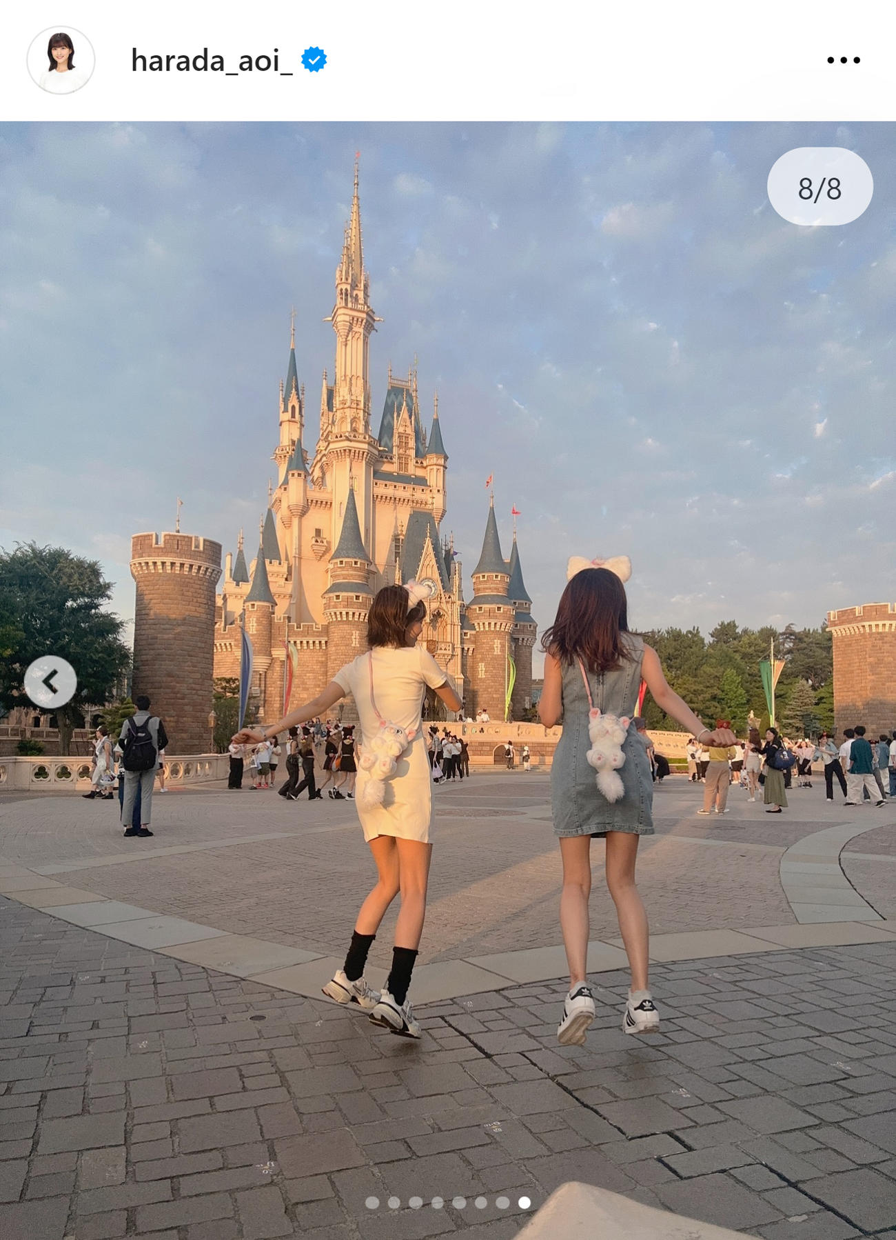 フジ原田葵アナのインスタグラムから