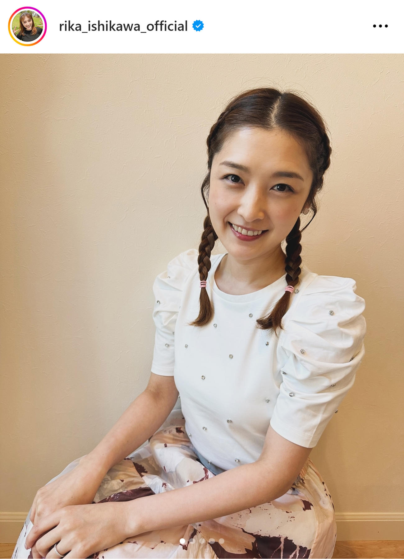 石川梨華のインスタグラムから