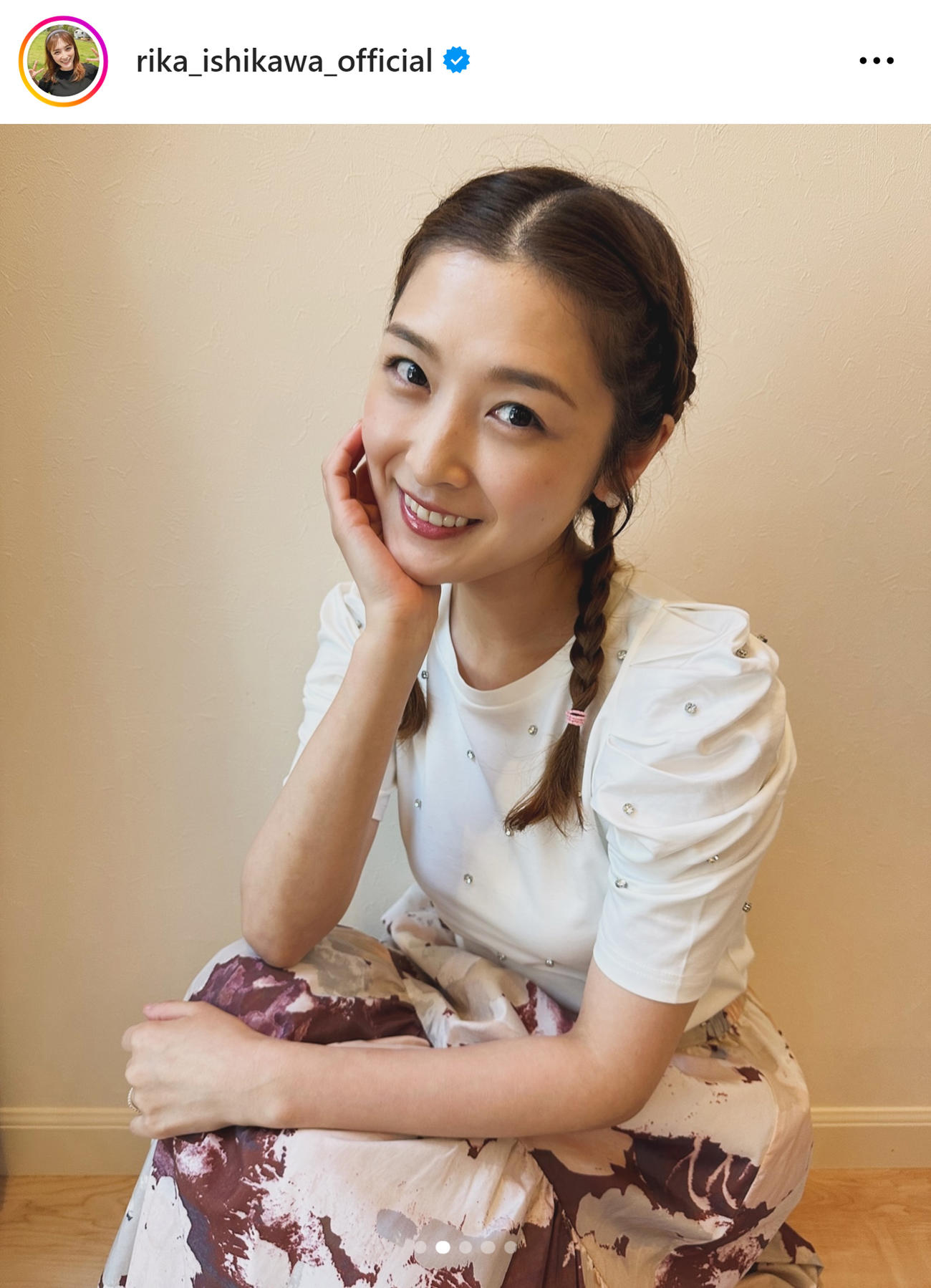 石川梨華のインスタグラムから
