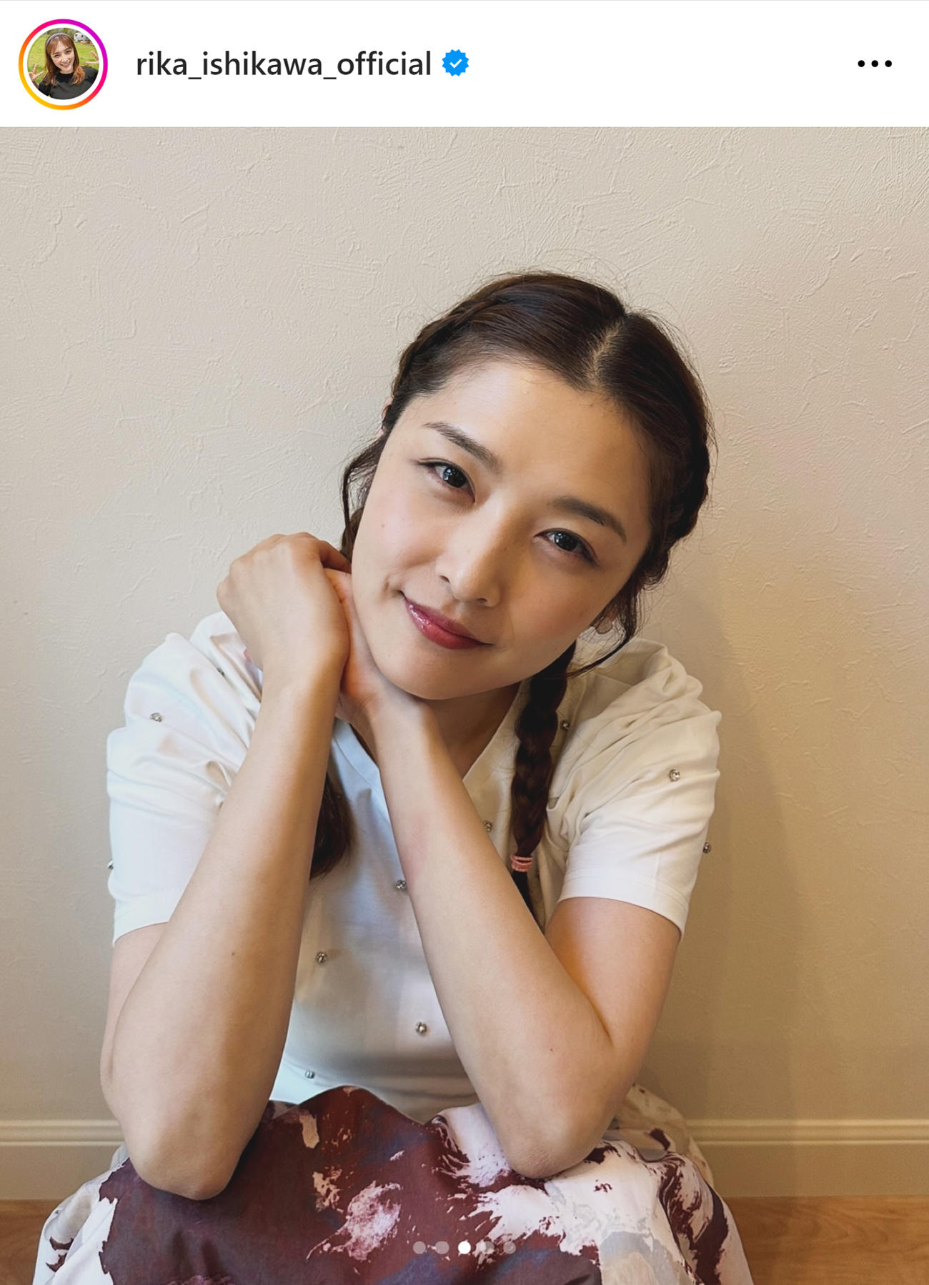 石川梨華のインスタグラムから