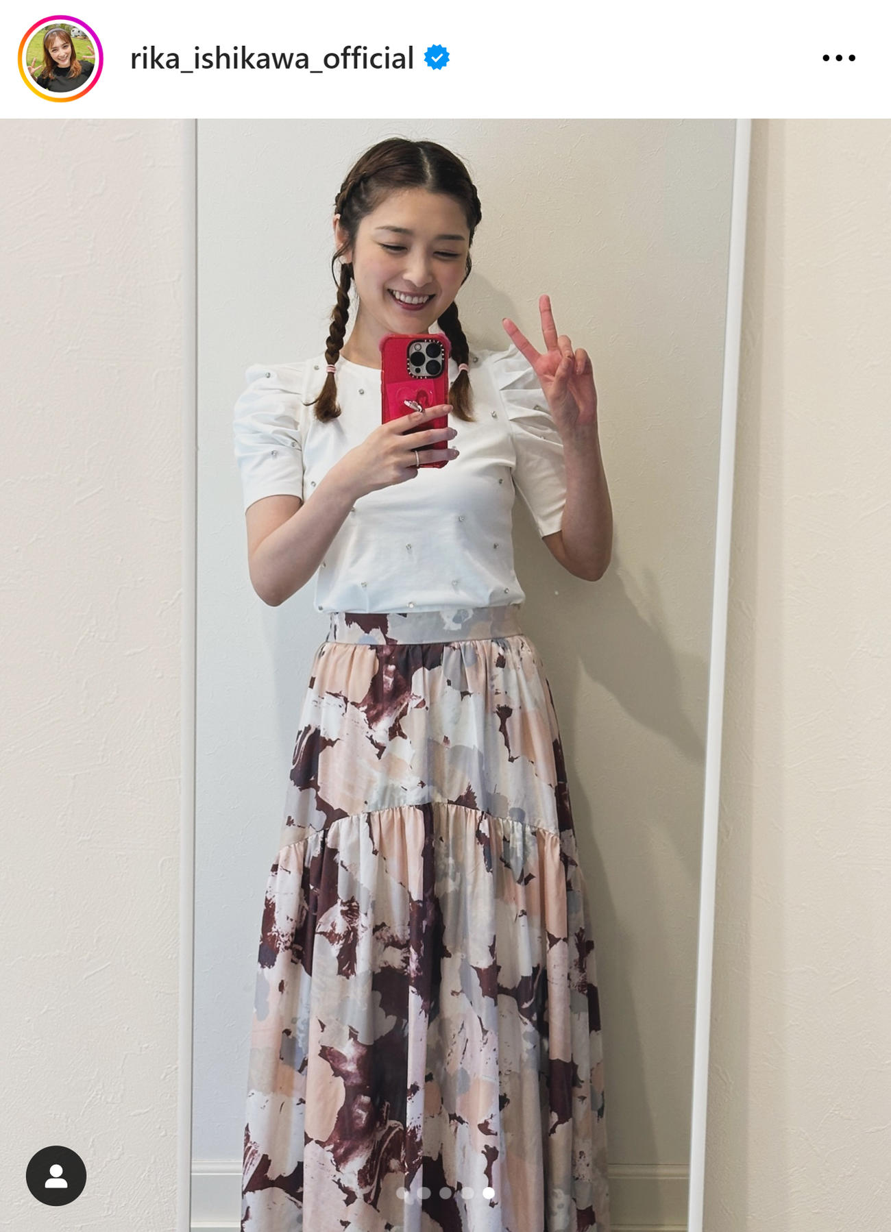 石川梨華のインスタグラムから
