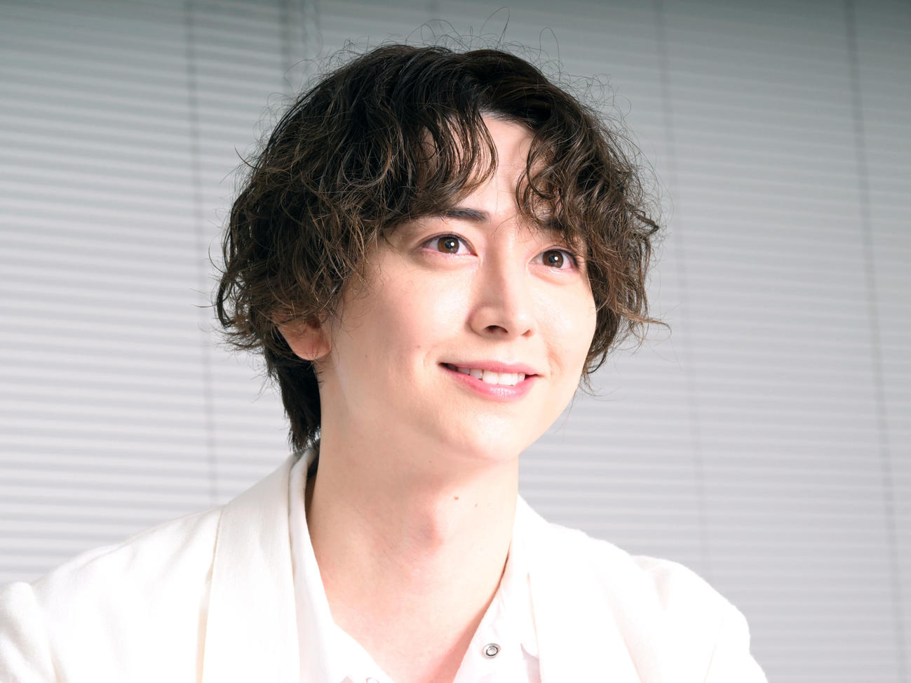 インタビューに答える俳優の池田匡志（撮影・千葉一成）