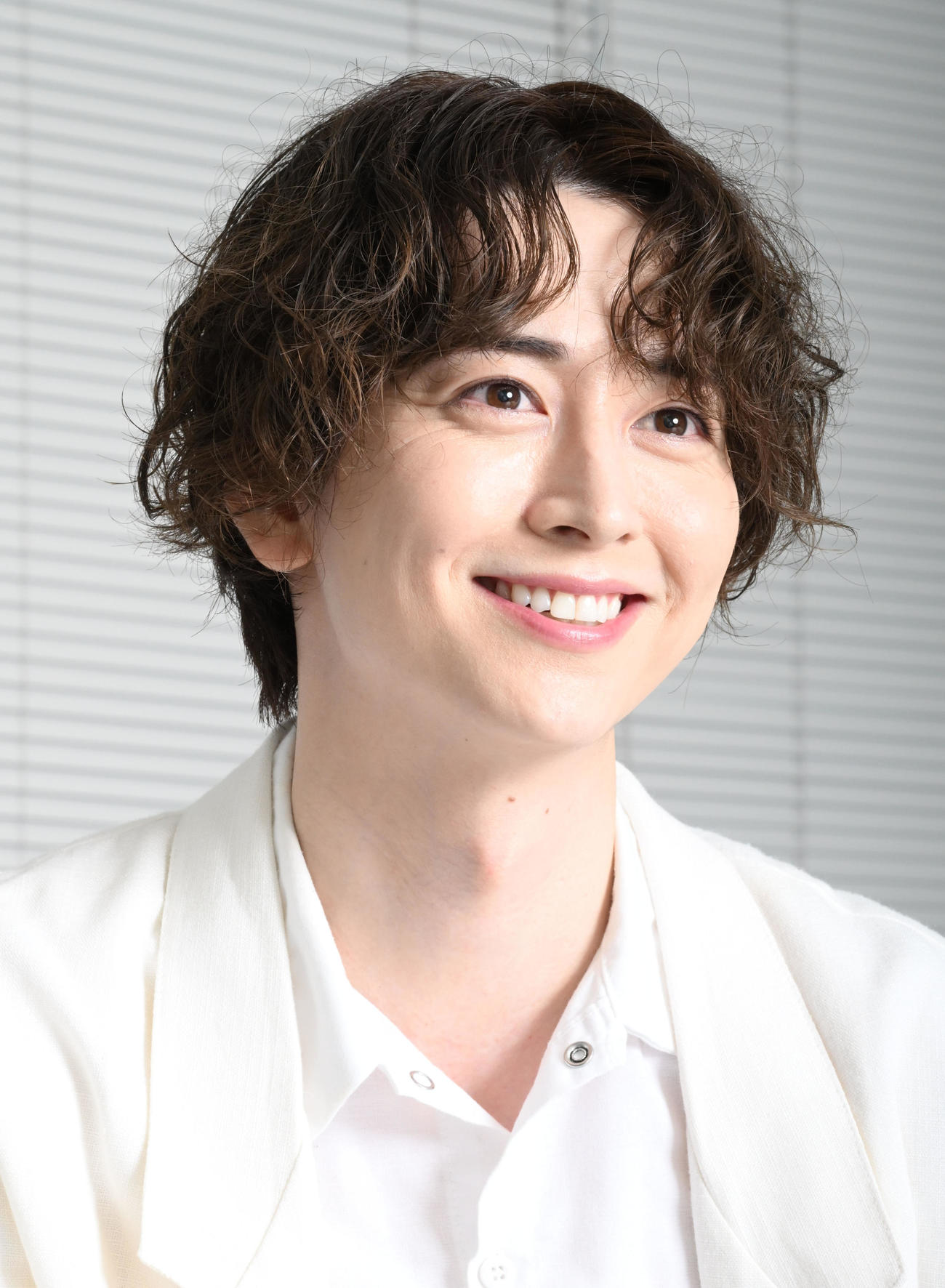 インタビューに答える俳優の池田匡志（撮影・千葉一成）