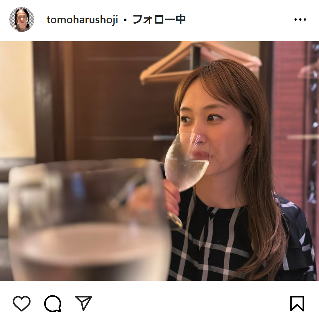 庄司智春のインスタグラムから