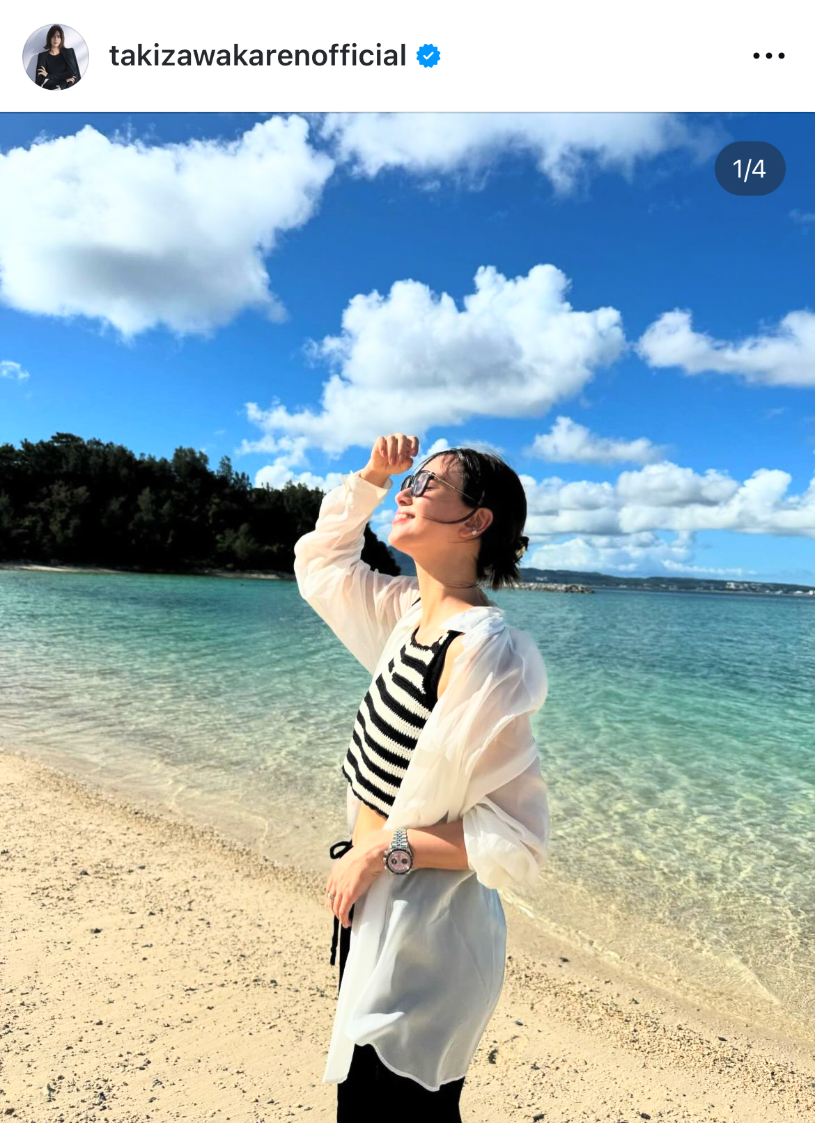 滝沢カレンのインスタグラムから