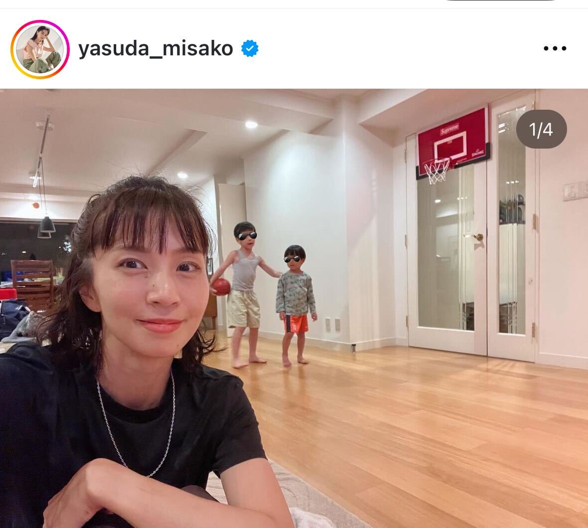 安田美沙子のインスタグラムから