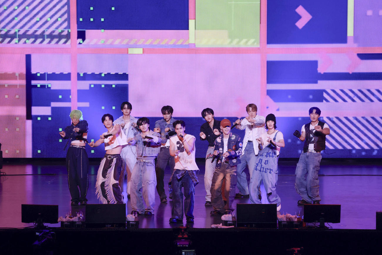 ファンイベントを行ったJO1（C）LAPONE Entertainment