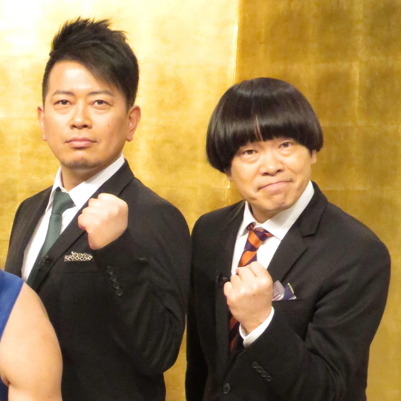 左から宮迫博之、蛍原徹（2017年2月撮影）