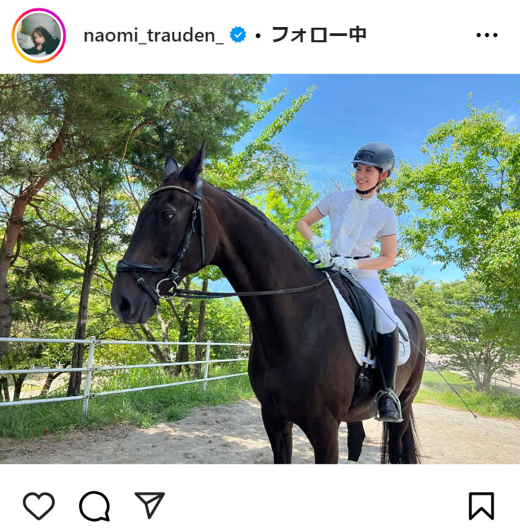 トラウデン直美のインスタグラムから