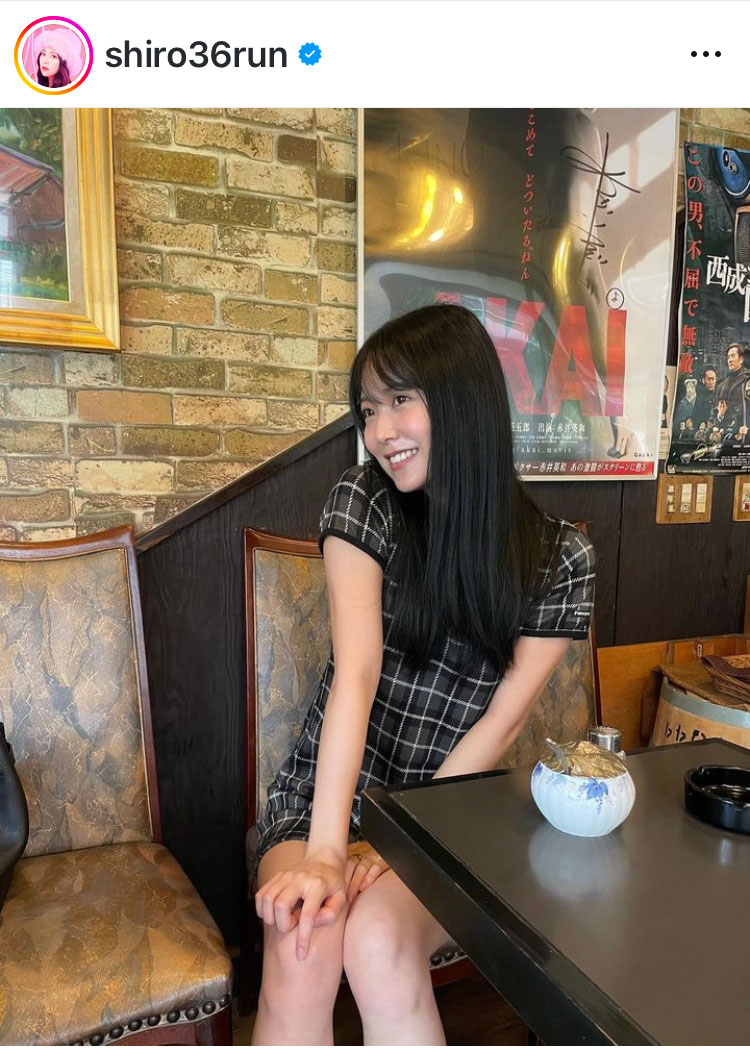 白間美瑠のインスタグラムから