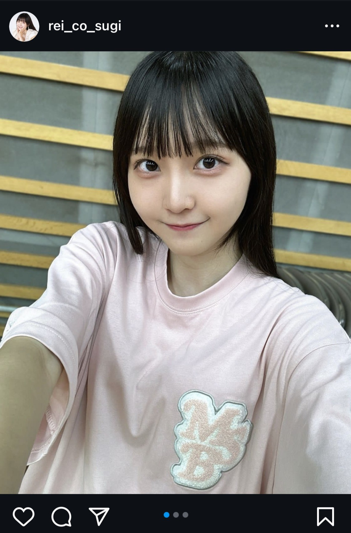 小杉怜子のインスタグラムから