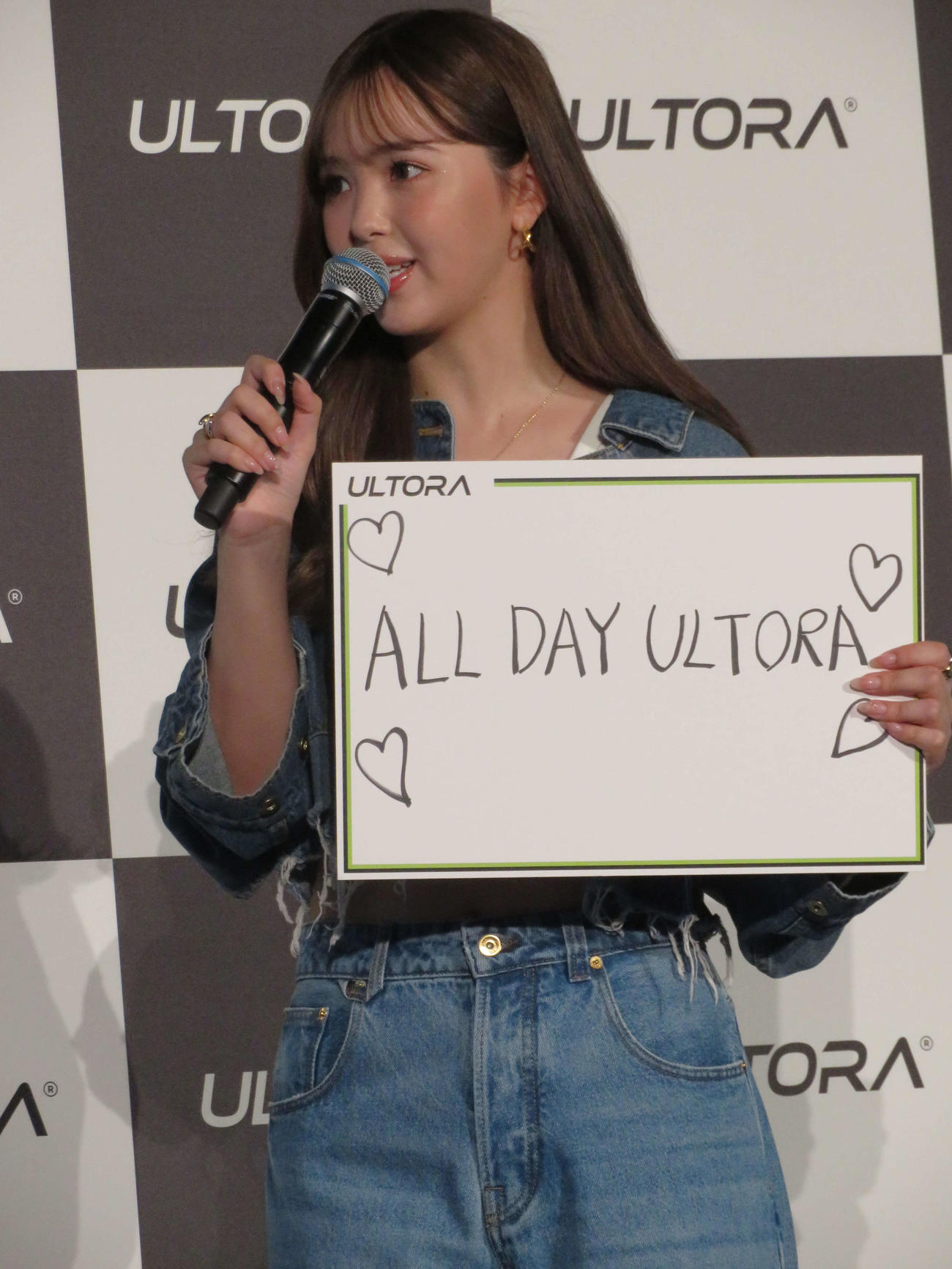 「ULTORA」アンバサダー就任イベントに出席した藤田ニコル