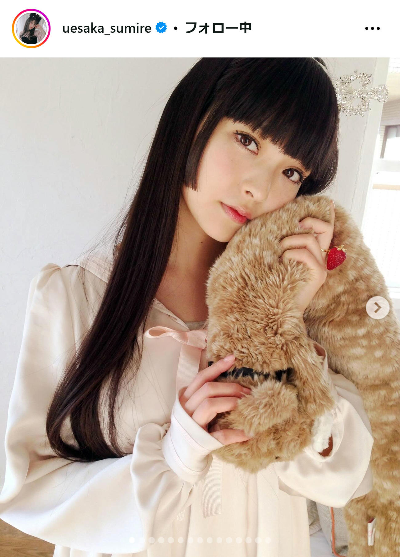 上坂すみれのインスタグラムから