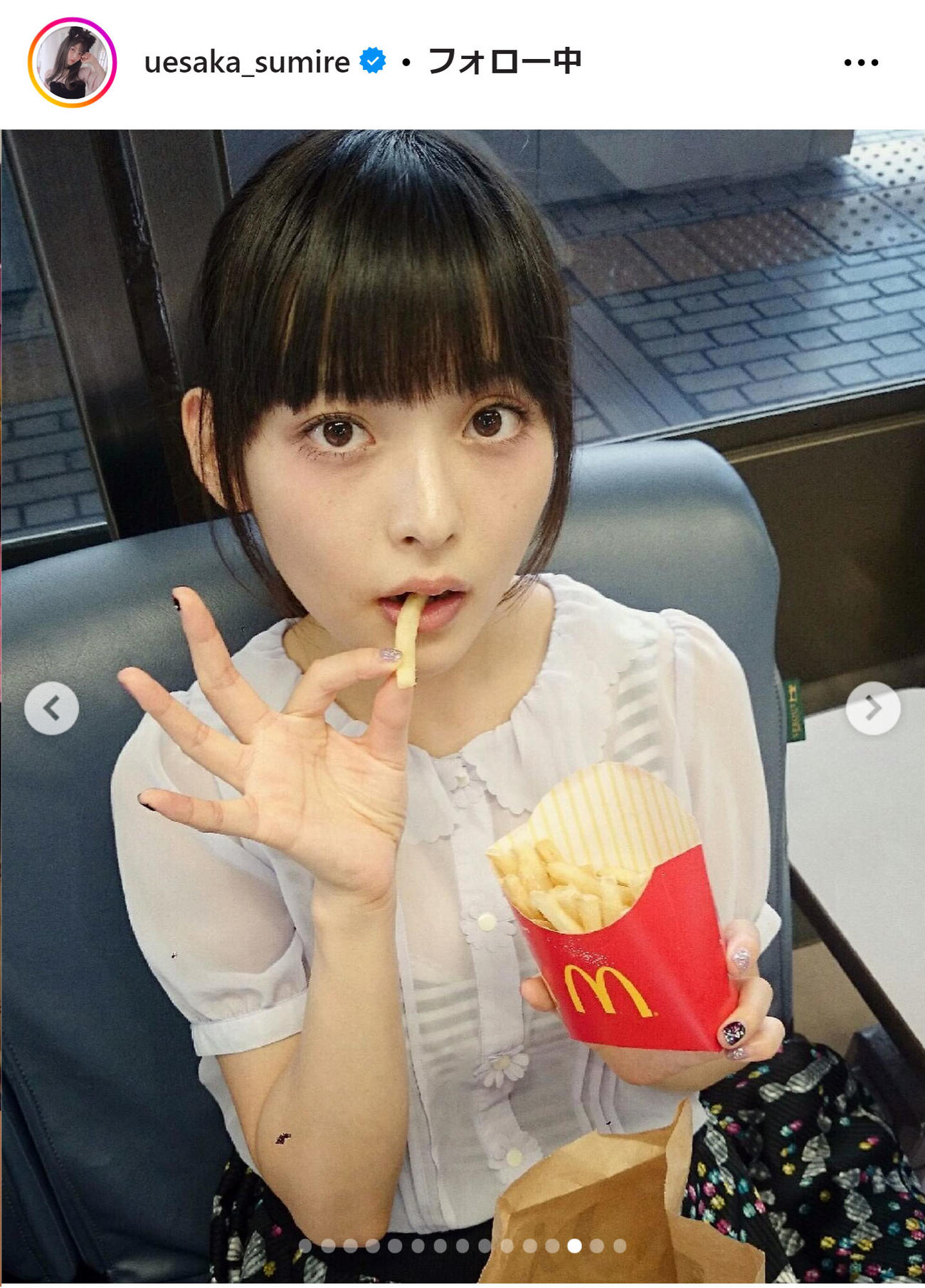 上坂すみれのインスタグラムから