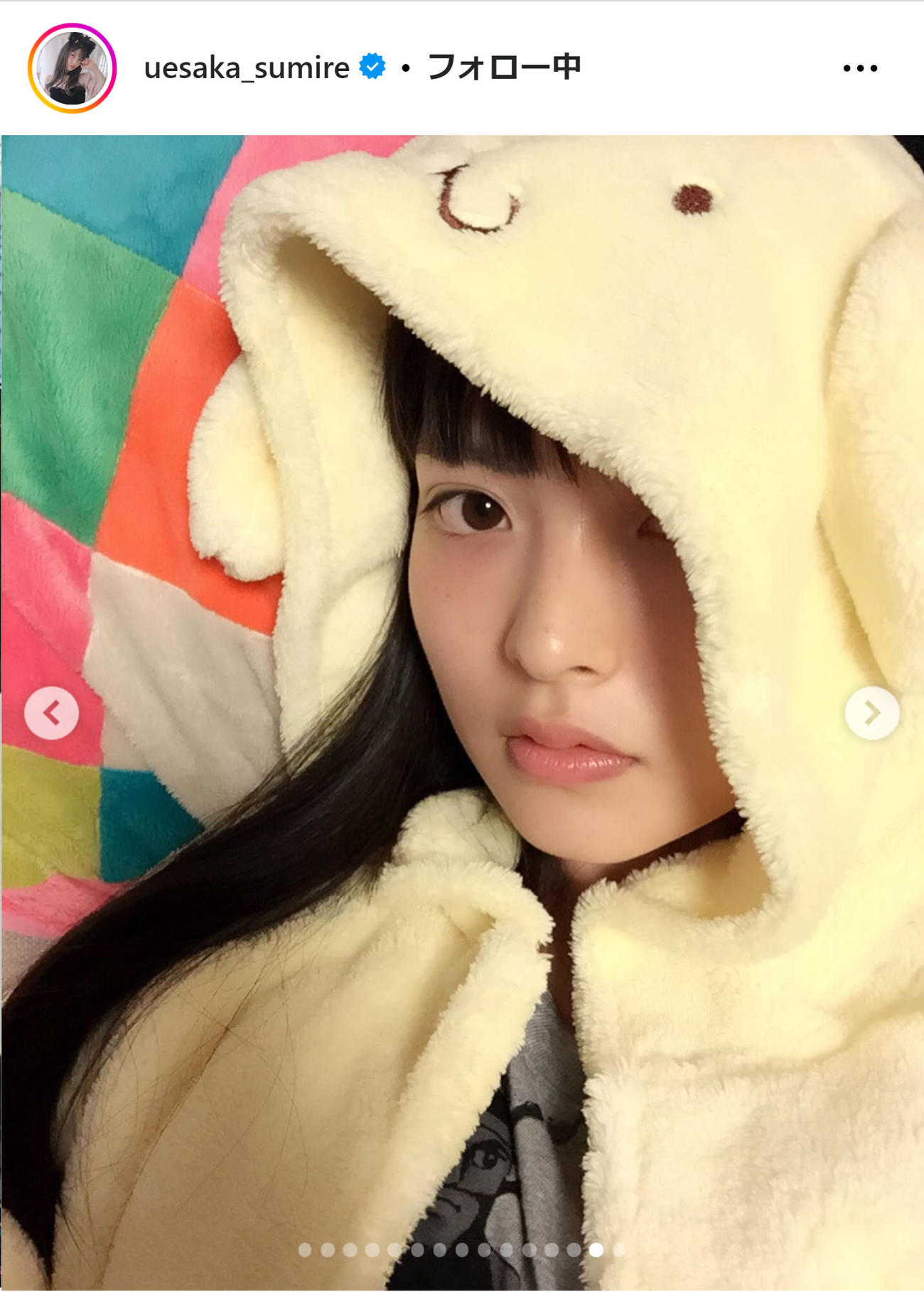 上坂すみれのインスタグラムから