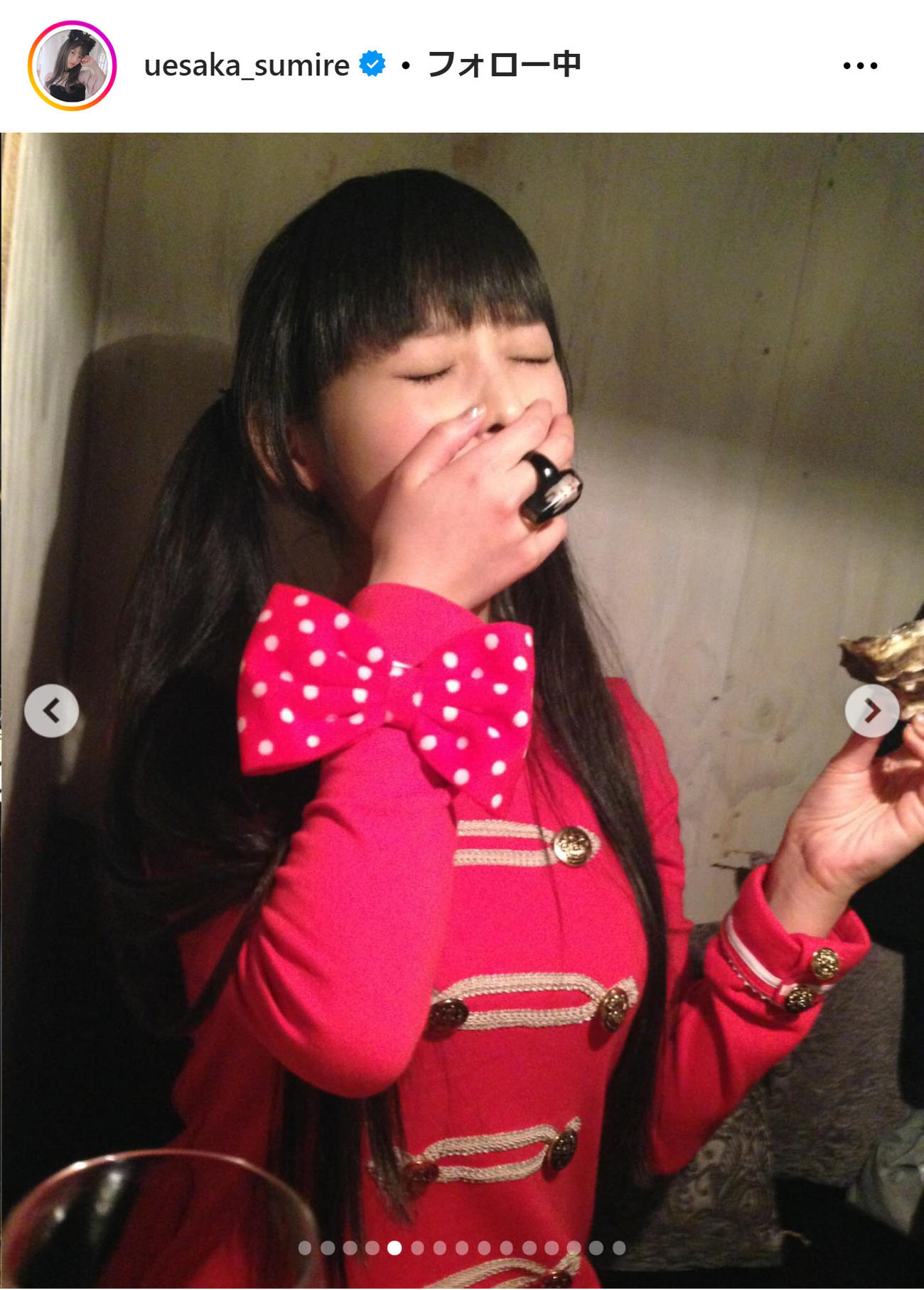 上坂すみれのインスタグラムから
