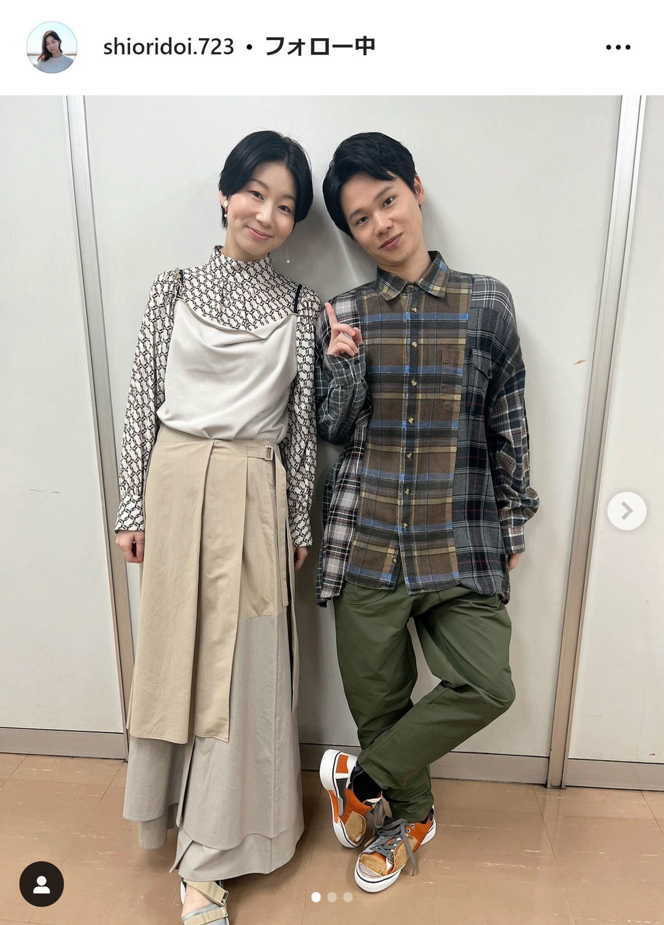 土居志央梨のインスタグラムから