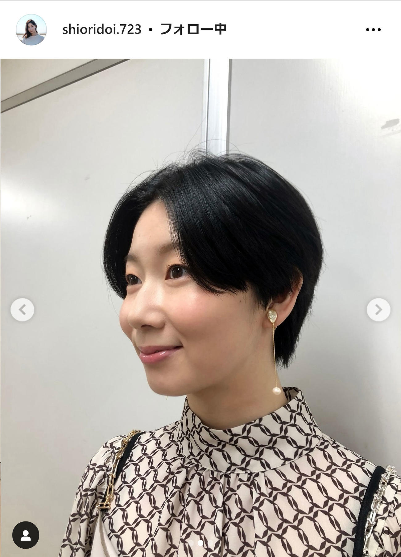 土居志央梨のインスタグラムから