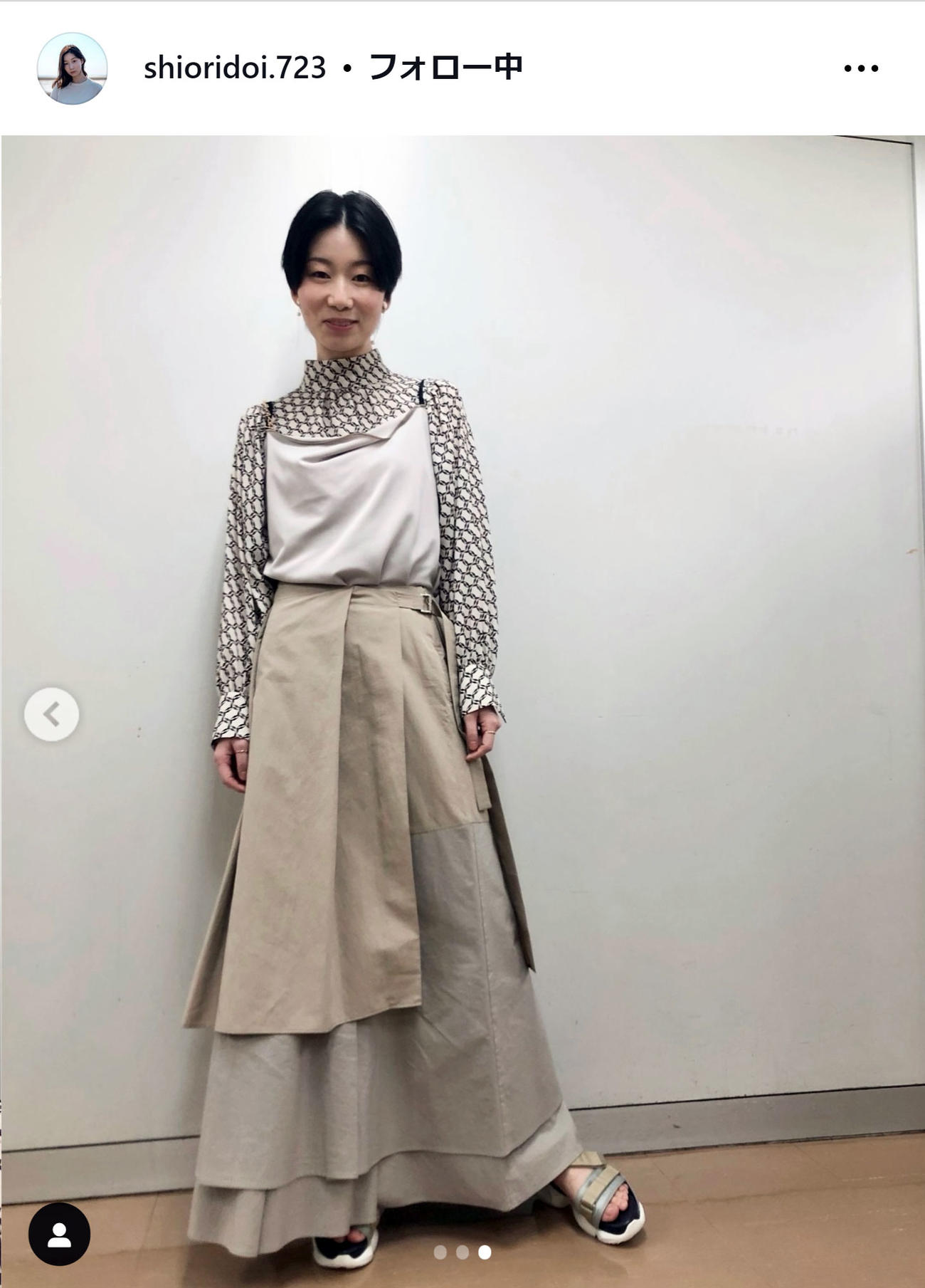 土居志央梨のインスタグラムから